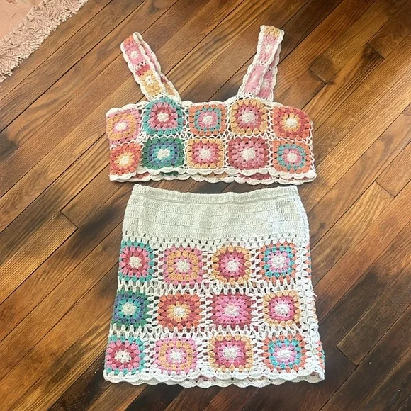 Beach riot Hudson skirt and Eliza top crochet set - Picture 2 of 7